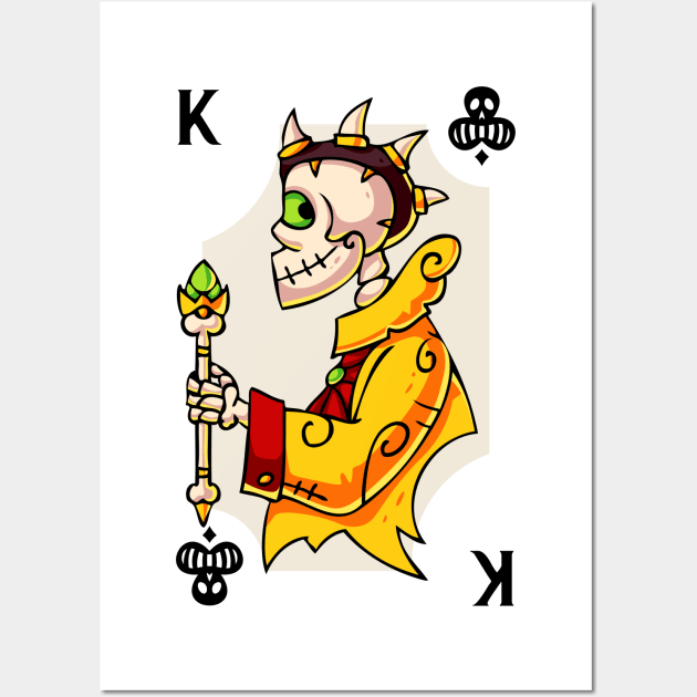 Easy Halloween Playing Card Costume: King of Clubs Wall Art by SLAG_Creative